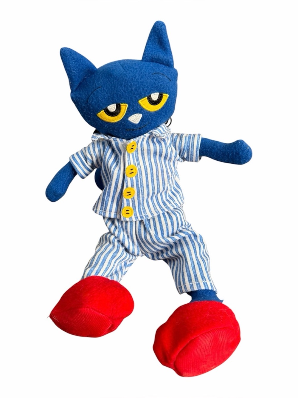 Pete the Cat Lovey Bedtime Blues 14" Blue Plush Pajamas and Slippers